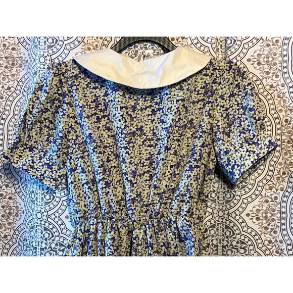 Vintage Girls XL Prairie Dress With Ruffled Hem & Apron Costume - Picture 5 of 9